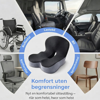 Myk komfort. Ergonomisk støtte. Total lettelse